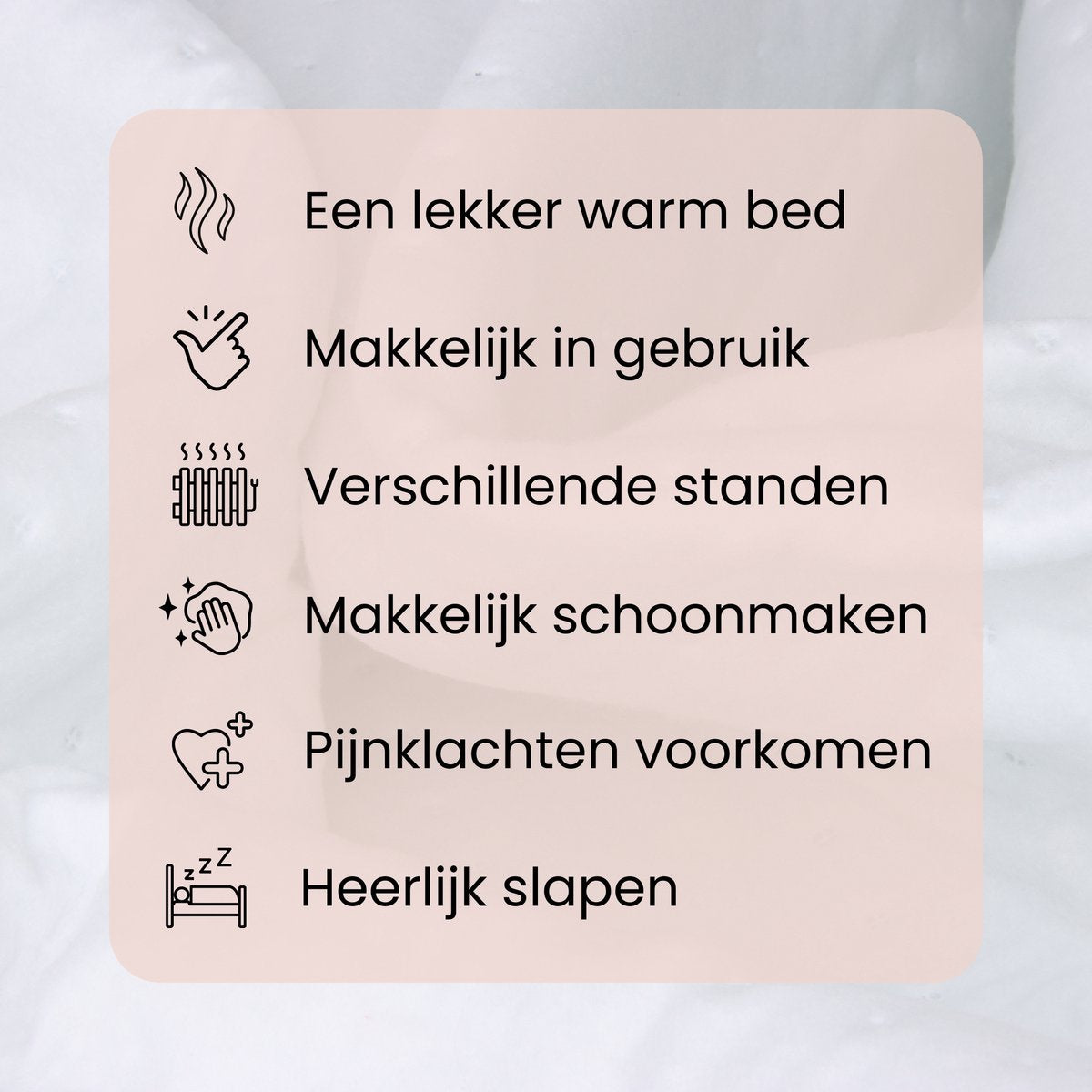 Xiaoda elektrische deken 1 persoons warmte onderdeken 3 standen 60Watt automatische uitschakeling overhittingsbescherming 150x80cm wit