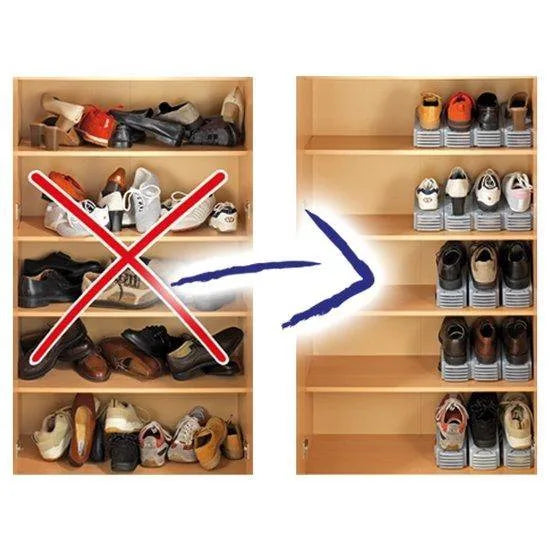30 x Schoenen opbergsysteem zwart