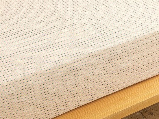 English Home Celadon Hoeslaken - Mix & Match Collectie – Jersey met elastiek - 100x200 cm - Roze
