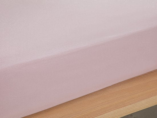 English Home hoeslaken - Tweepersoons - 100% Katoen - 160x200 cm - Licht roze