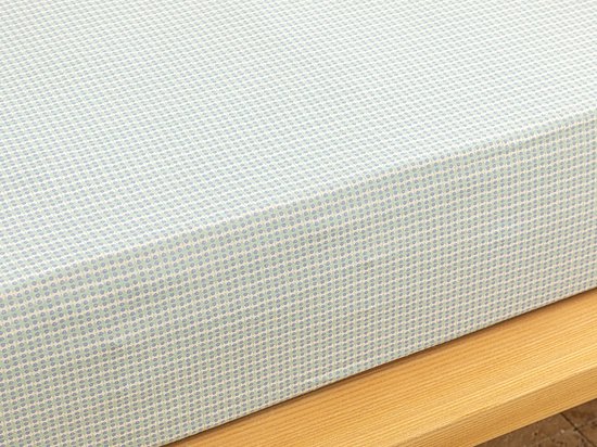 English Home Celadon Hoeslaken - Mix & Match Collectie - Jersey - 100x200 cm - Blauw