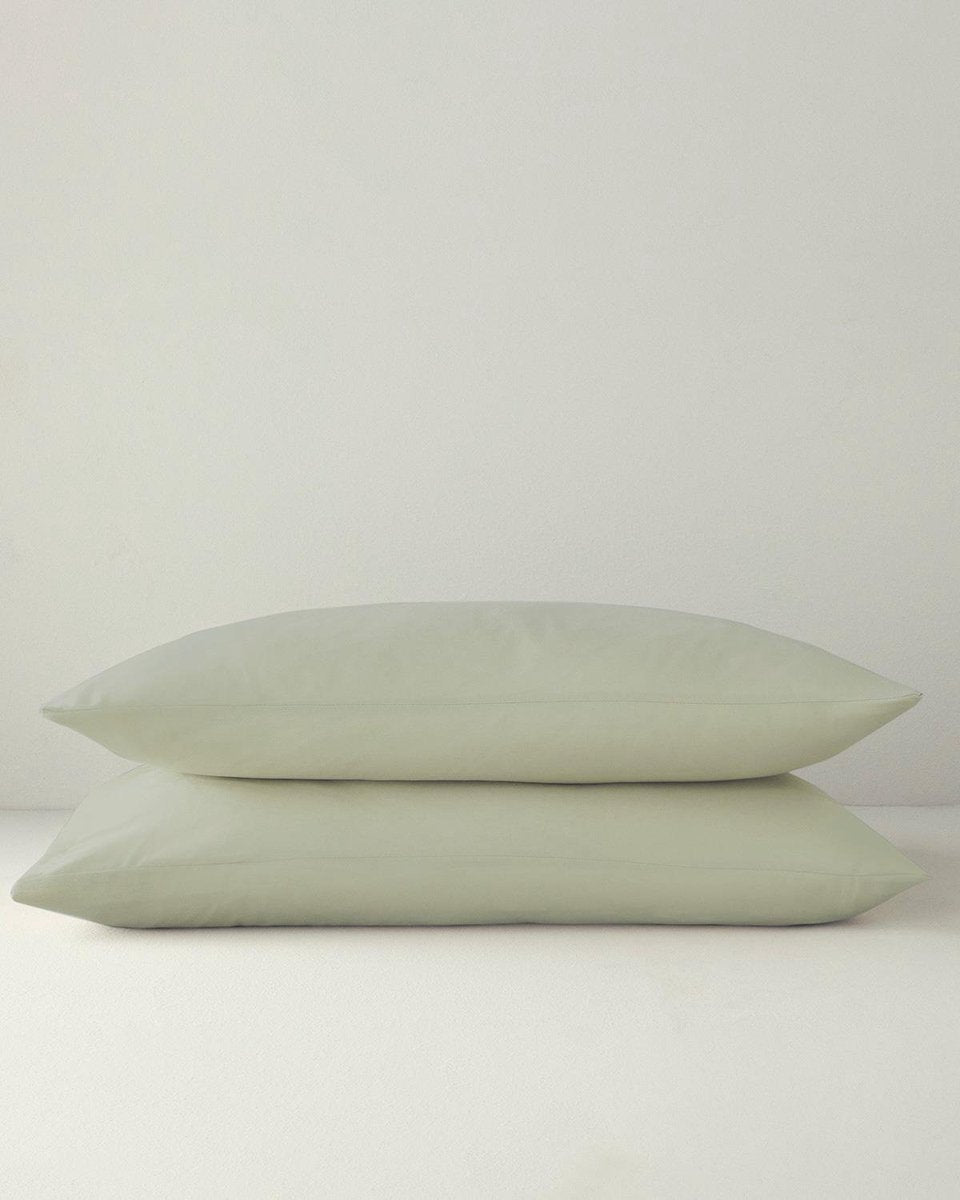 English Home kussensloop - 50x70 cm - Set van 2 stuks - Groen