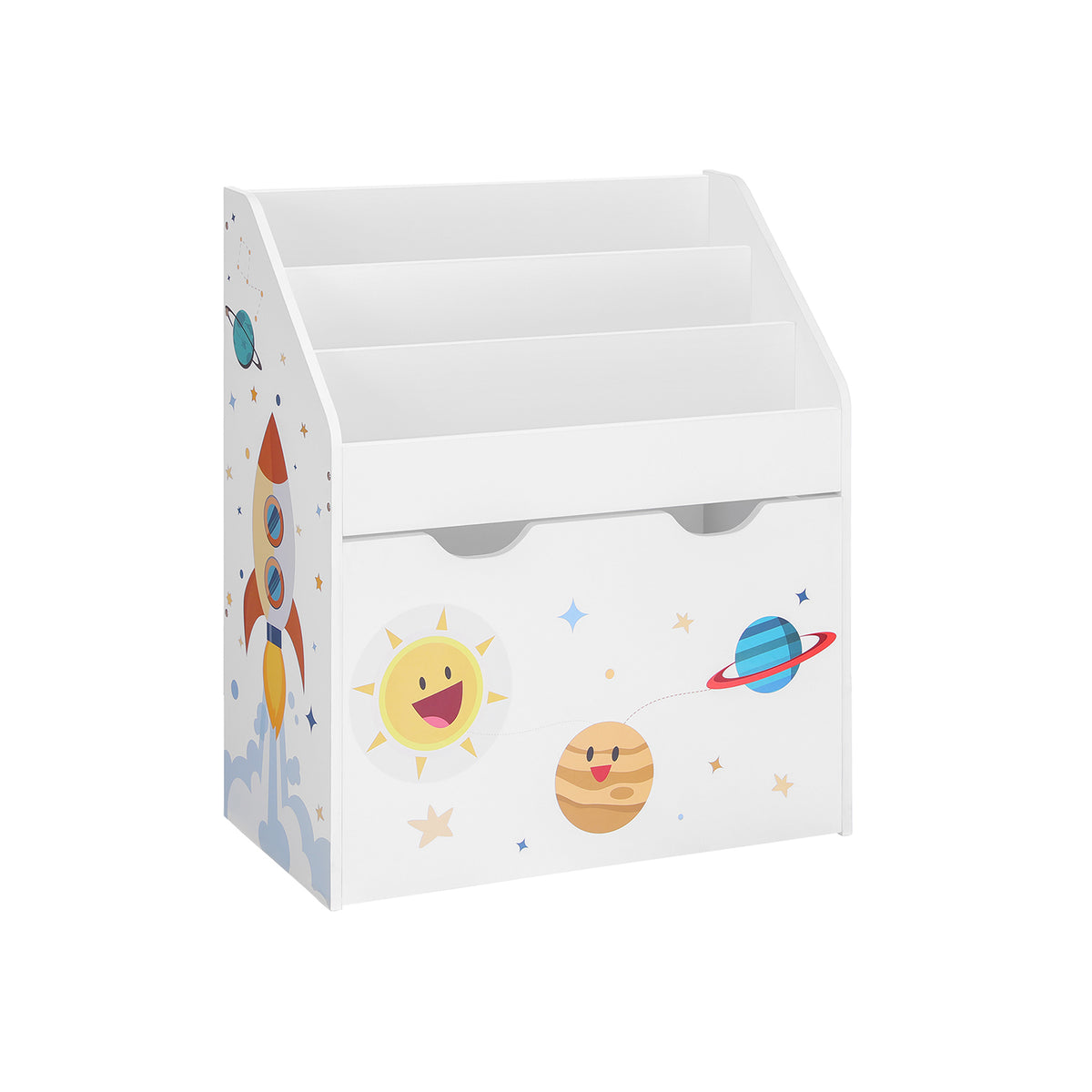 FurnStar speelgoedkast - Kinder boekenkast - Kinderkamer boekenrek - Boekenrek - 63x30x70cm