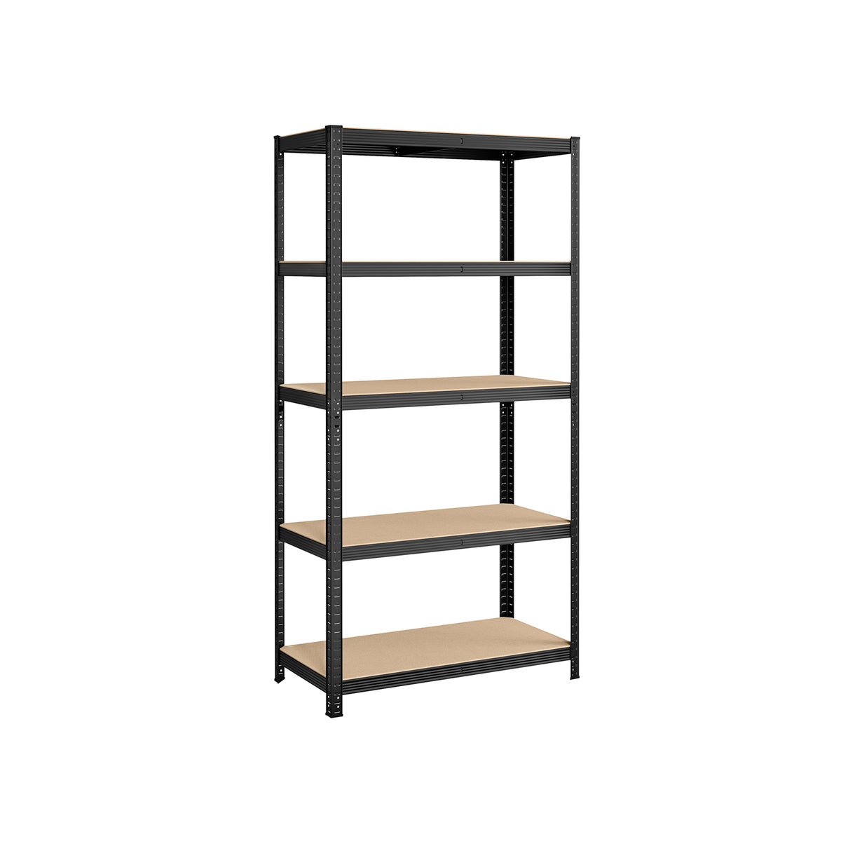FurnStar Opbergrek - 5 Planken - Monteren zonder schroeven - 875 kg - 180x90x40cm