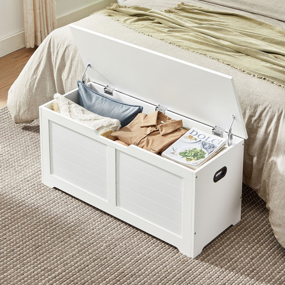 FurnStar kast - Opbergkast - 100x40x46cm - Wit