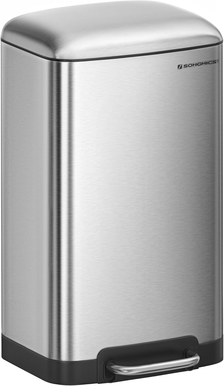 FurnStar - Pedaalemmer 30 Liter  – Soft Close – Kunststof Binnenemmer – Geurcontrole