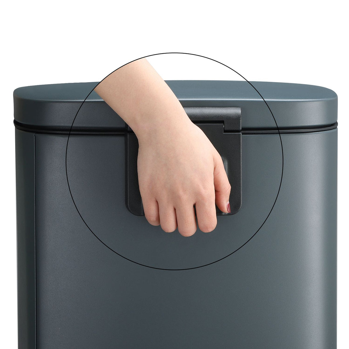 FurnStar - Pedaalemmer 30 Liter  – Soft Close – Kunststof Binnenemmer – Geurcontrole