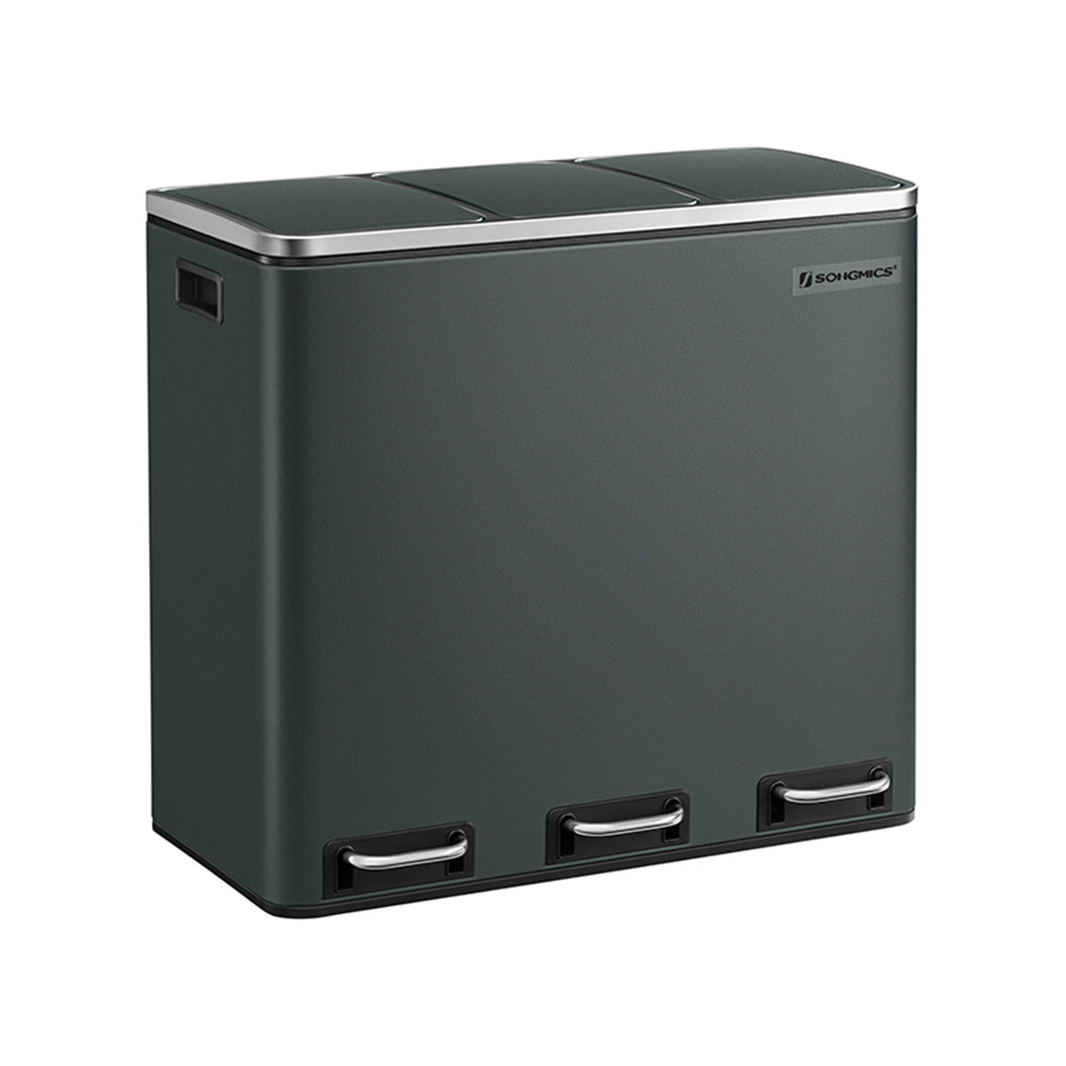 FurnStar prullenbak 3x18L - 54L - 3 Vakken - Afvalscheiding