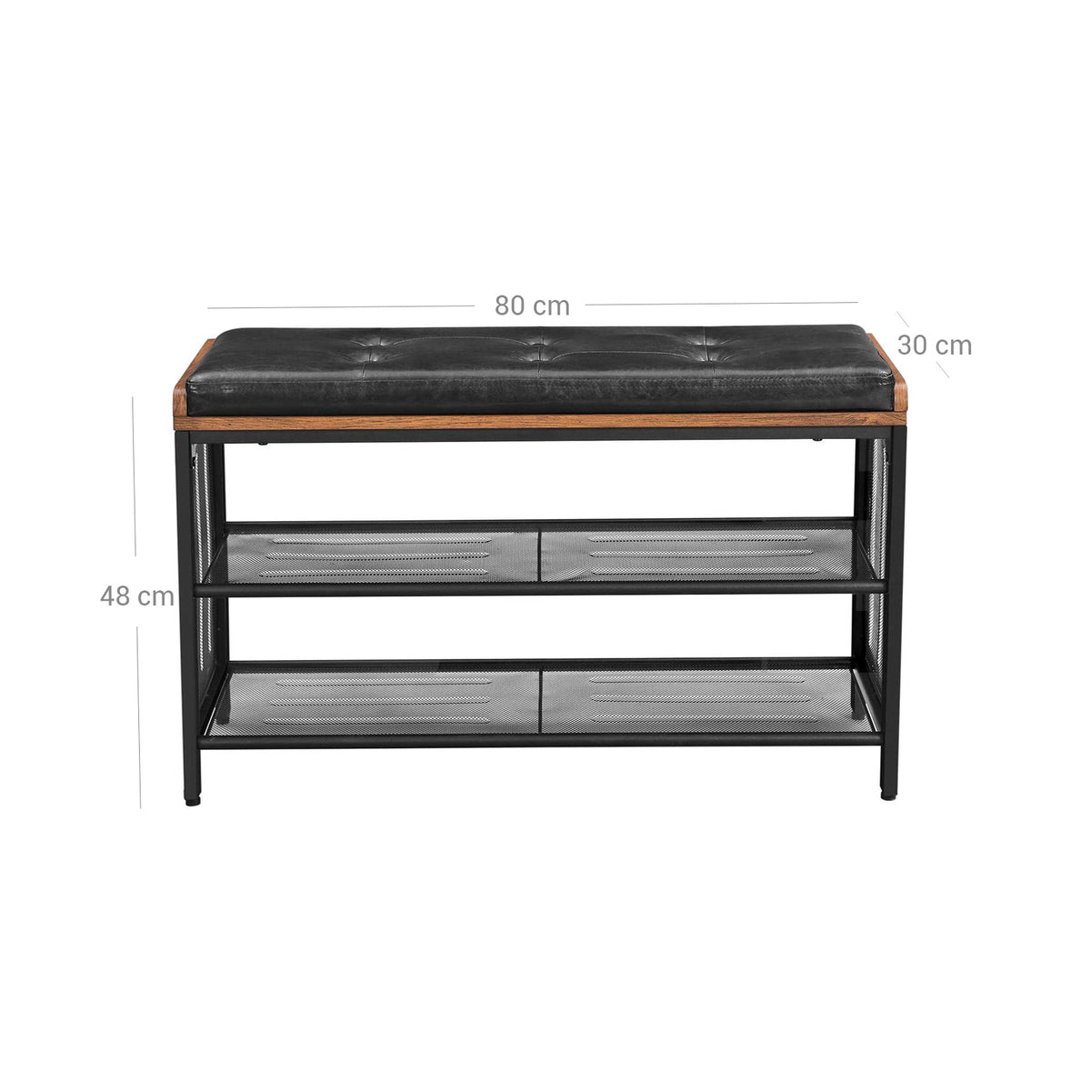 Furnstar schoenenrek - 80x30x48 cm