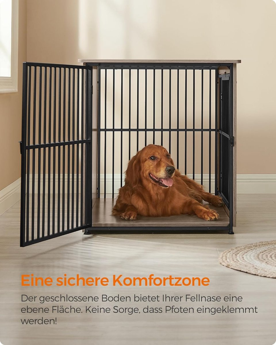FurnStar - Hondenbench XL - Kooi - Binnen voor Honden tot 37 kg - 2 Deuren
