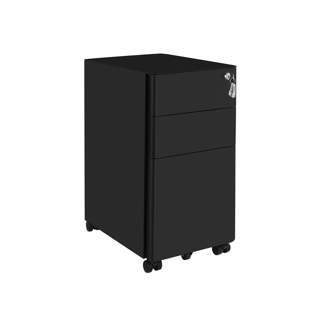FurnStar ladeblok - Afsluitbare Lade - Metaal - 3 Lades - 30x46x59.2cm