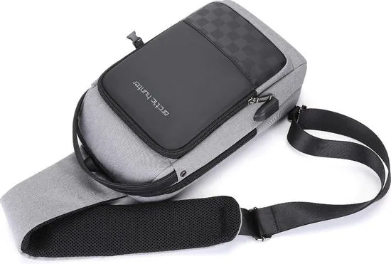 Arctic Hunter 2020 Usb Waterdichte Mannen Borst Zak Mannelijke Leisure Messenger Schoudertas Voor Tieners Reizen Crossbody Bolsas