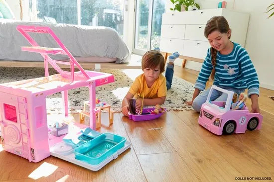 Barbie 3-in-1 DroomCamper & accessoires