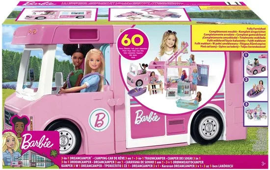 Barbie 3-in-1 DroomCamper & accessoires