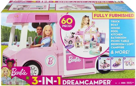 Barbie 3-in-1 DroomCamper & accessoires