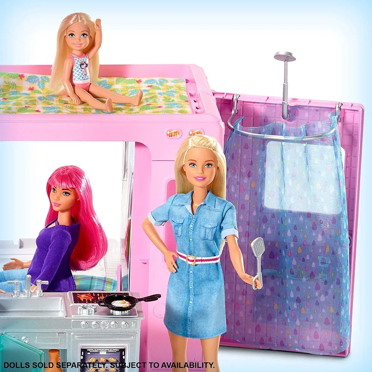 Barbie 3-in-1 DroomCamper & accessoires