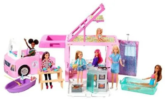 Barbie 3-in-1 DroomCamper & accessoires