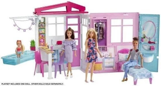 Barbie Huis met Barbiepop