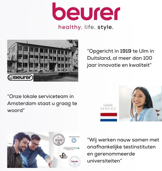 Beurer Elektrische onderdeken 1 persoons - Elektrische deken 150x80cm - 2 Warmtezones - BSS (Beurer Safety System) - ECO Control - Fleece/Katoen - Wit