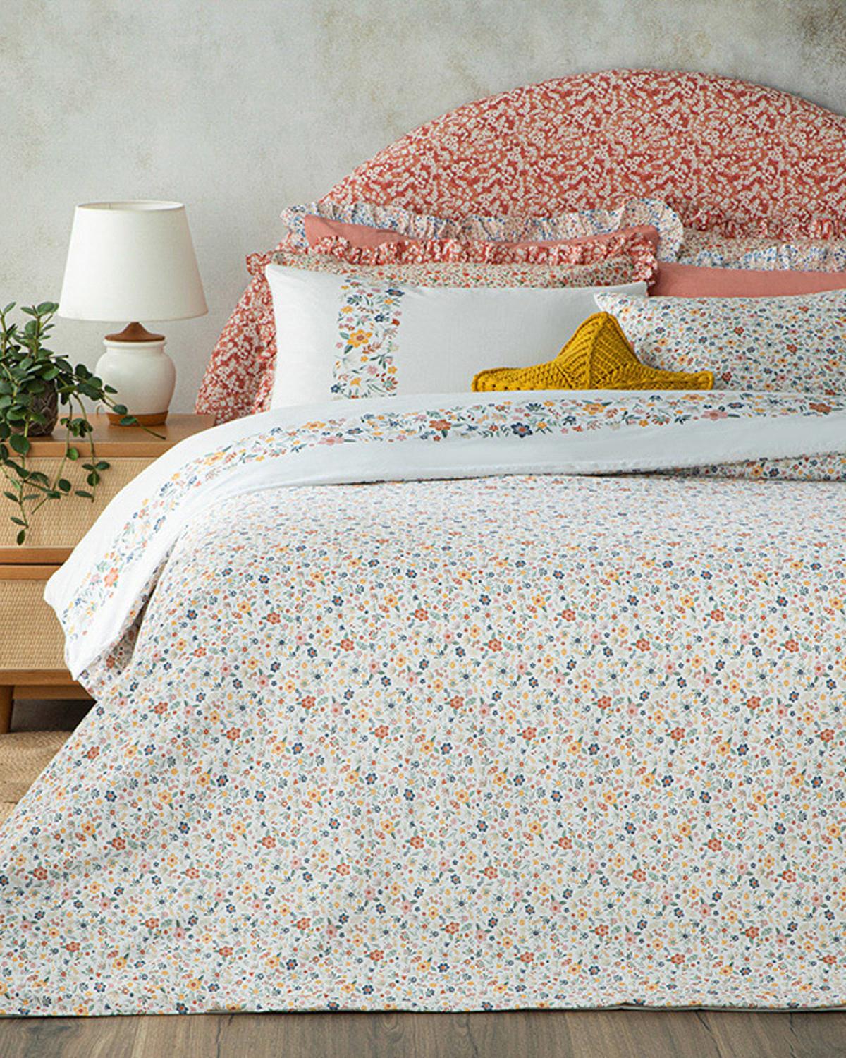 English Home Dekbedovertrekset 200x220 cm – 2-persoons – Inclusief 2 Kussenslopen – Kreukherstellend