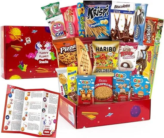Carian`s Bistro - Snackbox - Snoep box - Turkse Snacks - Premium Snacks -Chocoladecadeau - 20 stuks - XL Box