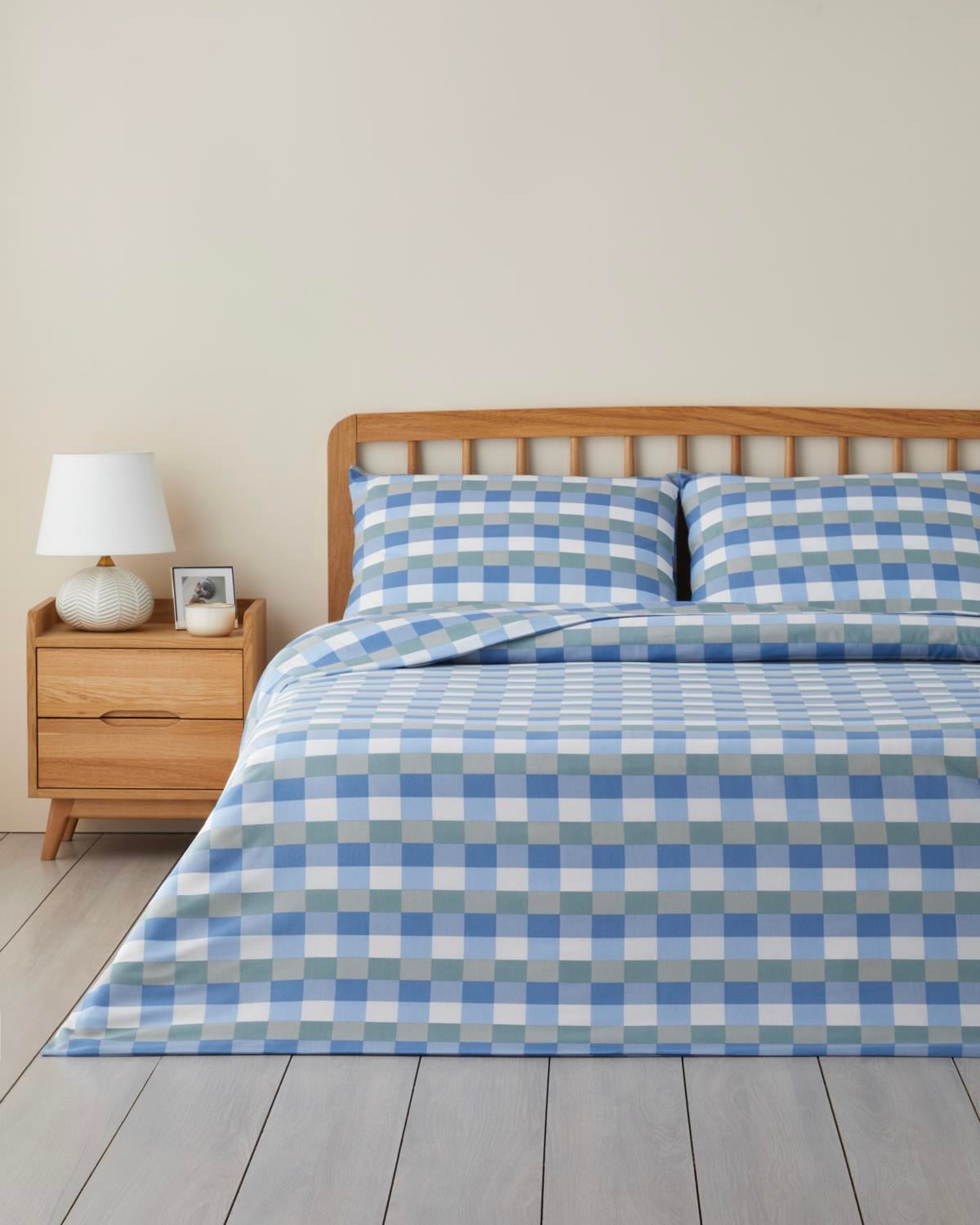 English Home Dekbedovertrekset 200x220 cm – 2-persoons – Inclusief 2 Kussenslopen – Kreukherstellend