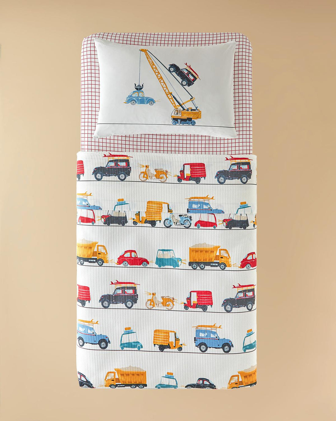English Home -  Kinder Zomerdekenset - Incl. 1x Kussensloop- Incl. Hoeslaken 100x200 - 100% Katoen - 150x220 cm