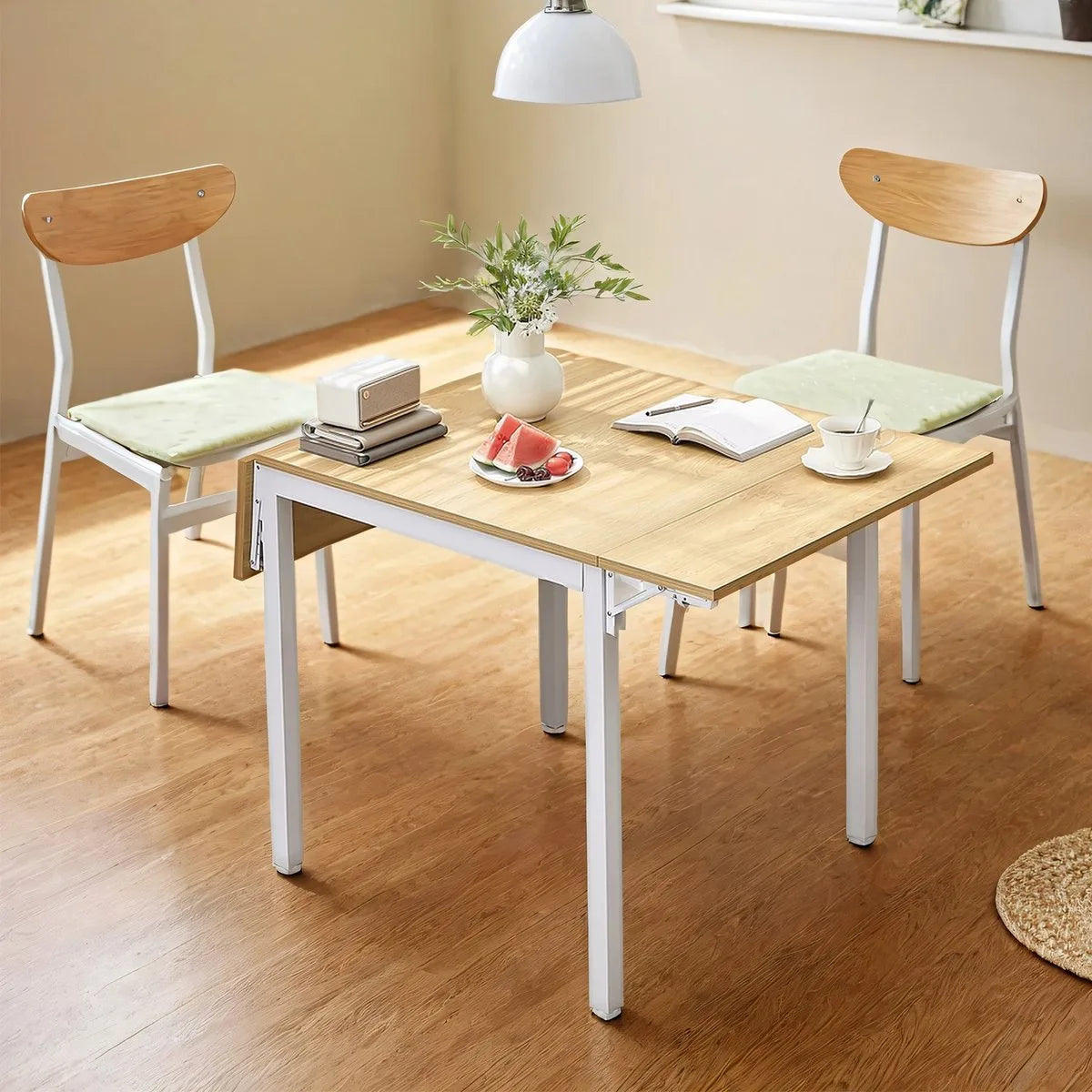 Eettafel – Opklapbare Keukentafel – 2-4 Personen – Kleine Ruimte Oplossing