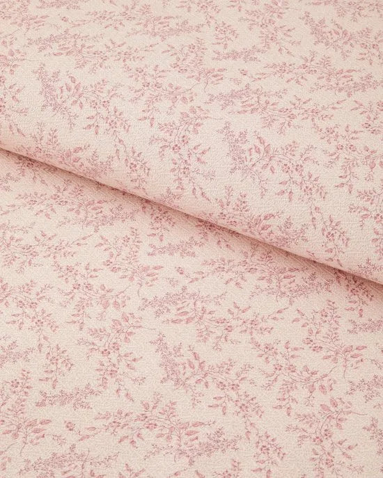 English Home Autumn Branch Katoenen Tweepersoons Bedsprei - Zomerdeken – – 100% Katoen – 210 GSM – 200x220 cm – Roze