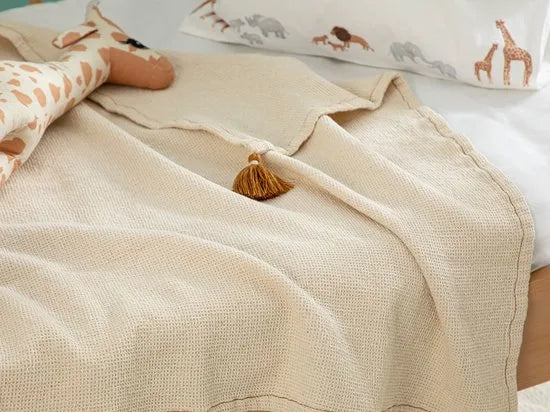 English Home baby deken - 80x120 cm - Beige