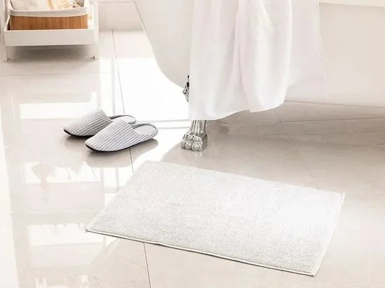 English Home badmat - 50x70 cm - Licht Grijs