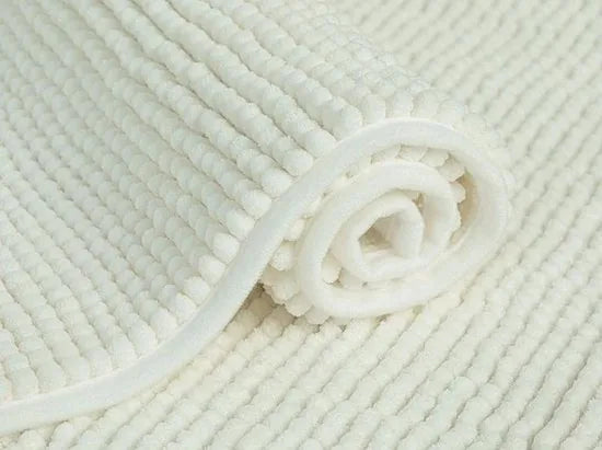 English Home badmat - 60x90 cm - Creme met een regenboog – Creme