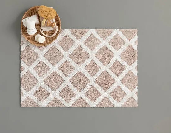 English Home badmat - 60x90 cm - Beige
