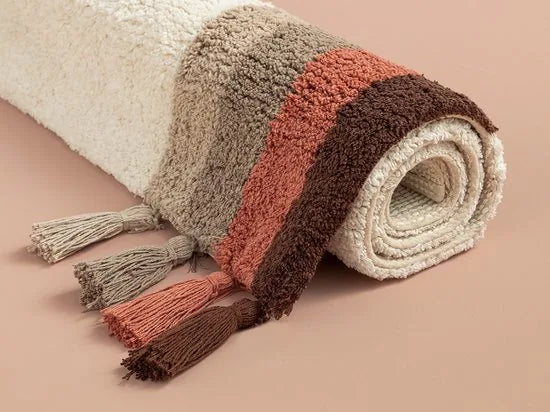 English Home badmat - 60x90 cm - Beige Rood