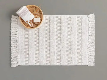 English Home badmat - 60x90 cm - Wit