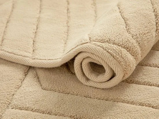 English Home badmat set - 60x90+40x60 cm - Geel – Beige 60 x 100cm 60x100 cm + 60x50 cm Beige