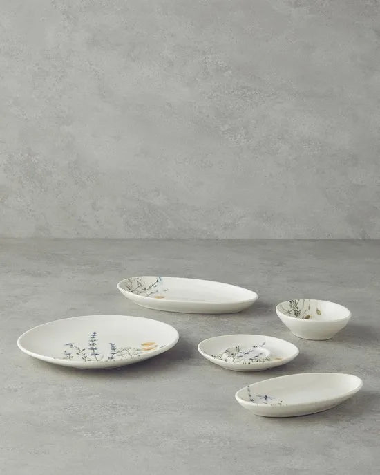 English Home -Enola Ontbijtset - Serviesset 2-Persoons - 8 delig - Kleurrijk Keramiek – Geel-blauw English Home Balmy Ontbijtservies 20-del