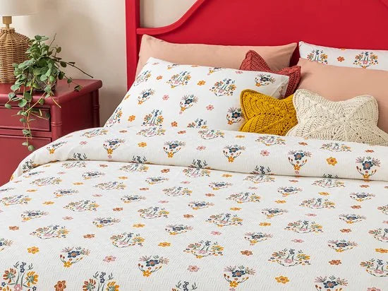 English Home bedsprei - 150x220 cm - Blauw