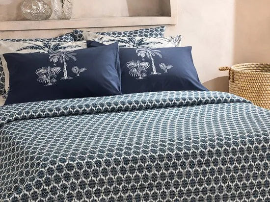 English Home bedsprei - 150x220 cm - Blauw – Blauw 150 x 220cm 150x220 cm Blauw (0050)