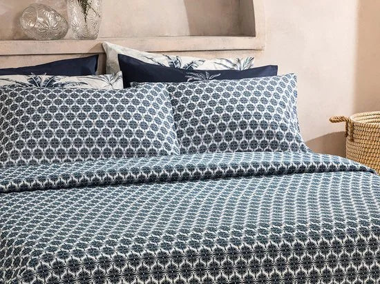 English Home bedsprei - 200x220 cm - Blauw