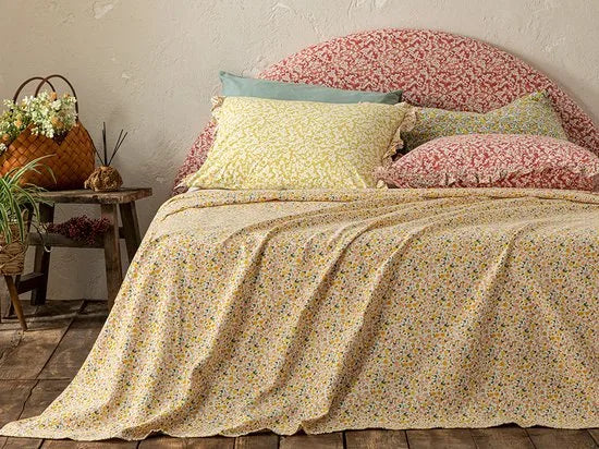 English Home bedsprei - 200x220 cm - Geel