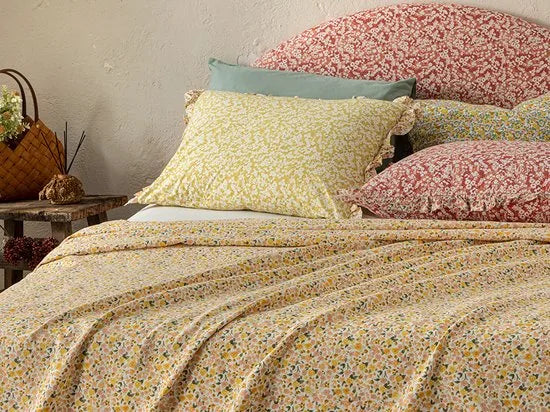 English Home bedsprei - 200x220 cm - Geel