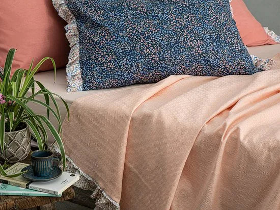 English Home bedsprei - 200x220 cm - Roze
