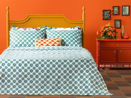 English Home bedsprei - 240x220 - Groen