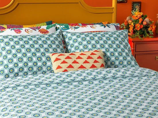 English Home bedsprei - 240x220 - Groen