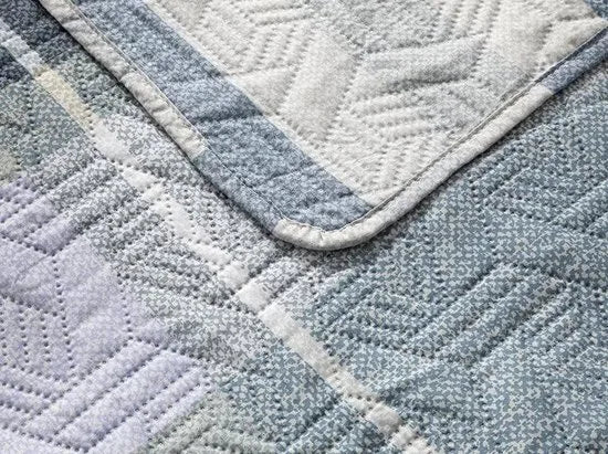 English Home dekbed zonder overtrek - Bedrukt dekbed - Wasbaar - 200x220 cm - Roze – Blauw Blauw (3013)