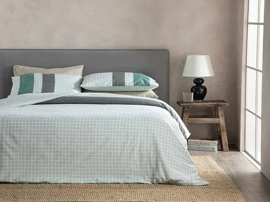 English Home dekbedovertrekset - 200x220 cm – Groen