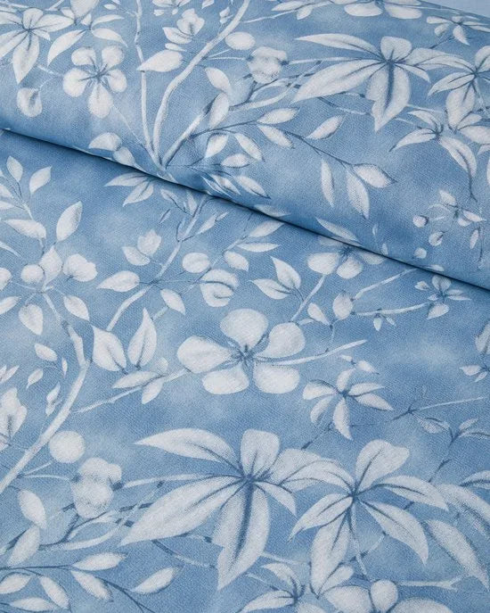 English Home - Dekbedovertrekset - Makkelijk Strijkbaar - 2 kussenslopen - 200 x 220 cm - Groen – Blauw
