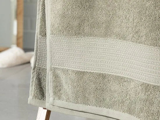 English Home deluxe handdoeken - 1 stuk - 90x150 cm - Licht Groen