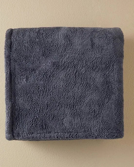 English Home - Fleece Deken - Fleece Plaid - Luxe Woondeken - Zachte deken - Tv Deken - 120x170 cm - Antraciet